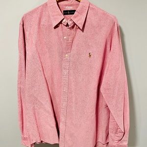 The Iconic Oxford Shirt by Polo in Crimson